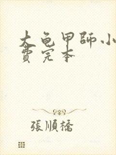 大龟甲师小说免费完本