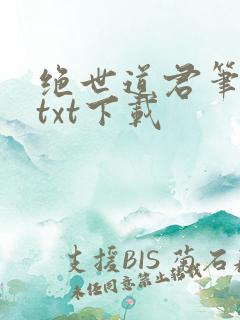 绝世道君笔趣阁txt下载