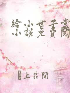给小世子当后妈小说免费阅读