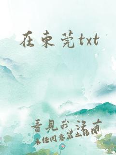 在东莞txt