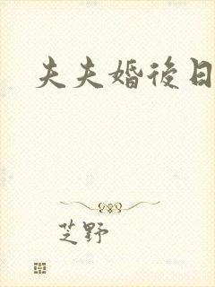 夫夫婚后日常