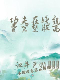 功夫在线观看免费完整版高清国语