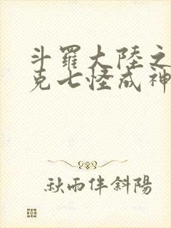 斗罗大陆之史莱克七怪成神之路小说
