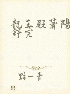 龙王殿萧阳叶云舒完