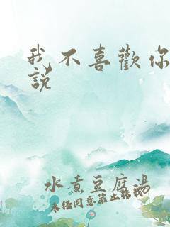 我不喜欢你了小说