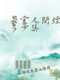 最食人间烟火色多少集