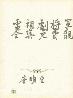 电视剧将军在上全集免费观看