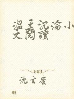 温柔沉沦小说全文阅读