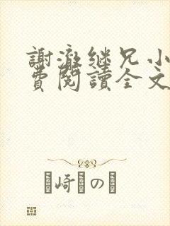 谢澈继兄小说免费阅读全文无弹窗