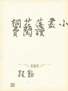 桐花落尽小说免费阅读