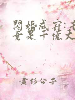 闪婚成宠:老公竟是千亿大佬