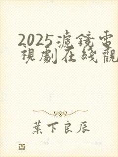 2025滤镜电视剧在线观看免费高清版