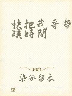 快把我哥带走上映时间