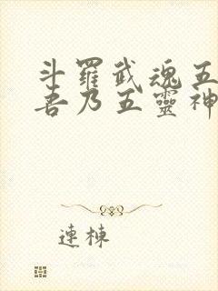 斗罗武魂五灵锁吾乃五灵神王