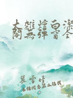 大杂烩白洁笔趣阁无弹窗全本
