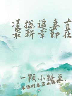 凌总追妻有点甜最新章节在