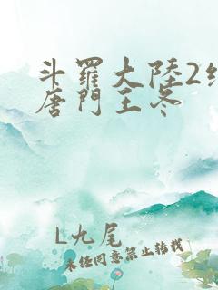 斗罗大陆2绝世唐门王冬