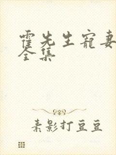 霍先生宠妻无度全集