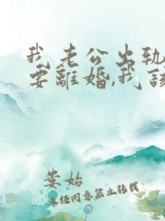 我老公出轨了,要离婚,我该怎么办