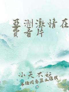 亚洲激情在线免费看片
