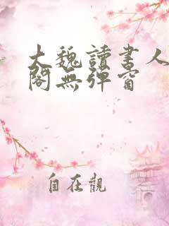 大魏读书人笔趣阁无弹窗