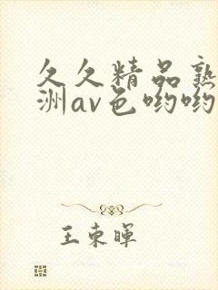 久久精品熟女亚洲av色哟哟