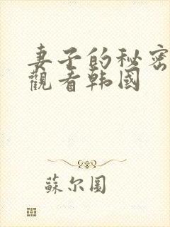 妻子的秘密在线观看韩国