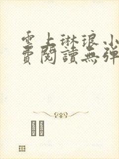 云上琳琅小说免费阅读无弹窗