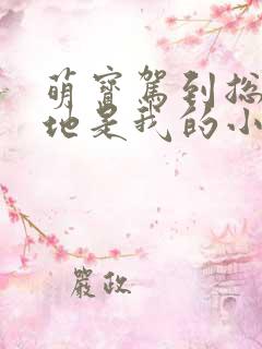 萌宝驾到总裁爹地是我的小说