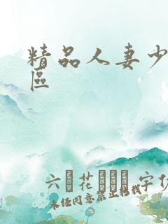 精品人妻少妇一区