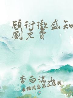 顾衍彻盛知夏短剧免费