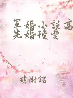 军婚小说高干文先婚后爱