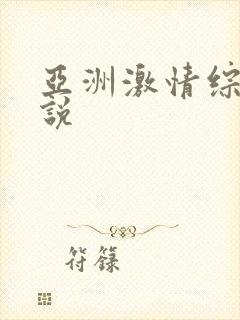 亚洲激情综合小说