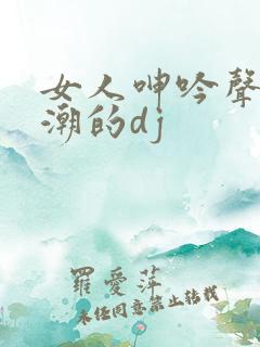 女人呻吟声到高潮的dj