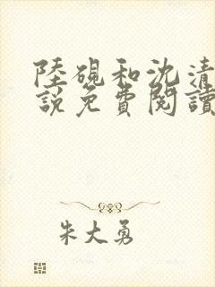 陆砚和沈清宜小说免费阅读