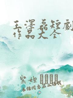 王泽磊短剧全部作品大全