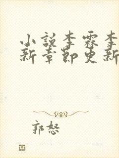 小说李霖李澜最新章节更新情况