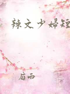 辣文少妇短篇