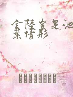 金陵岂是池中物叶倩彤