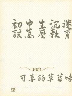 初中生沉迷小说该怎么教育