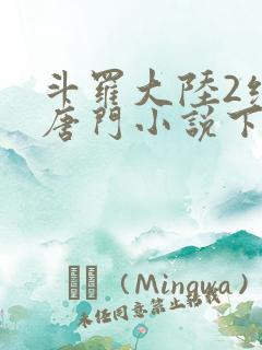 斗罗大陆2绝世唐门小说下载