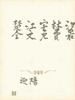 楚江宇林汐小说全文免费最新更新章节阅读