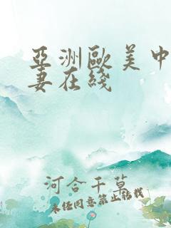 亚洲欧美中文人妻在线