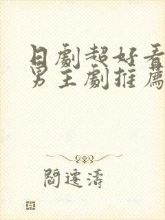 日剧超好看的双男主剧推荐