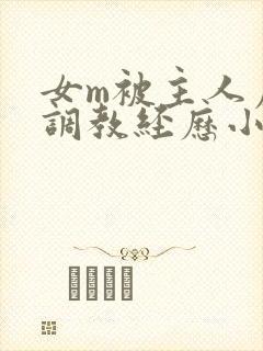 女m被主人虐玩调教经历小说