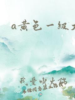 a黄色一级大片