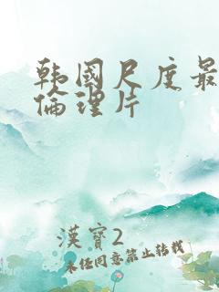 韩国尺度最大的伦理片