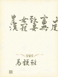 农女致富 山里汉宠妻无度txt