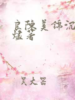 良陈美锦沉香灰烬著