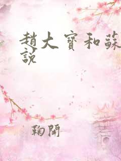 赵大宝和苏媚小说
